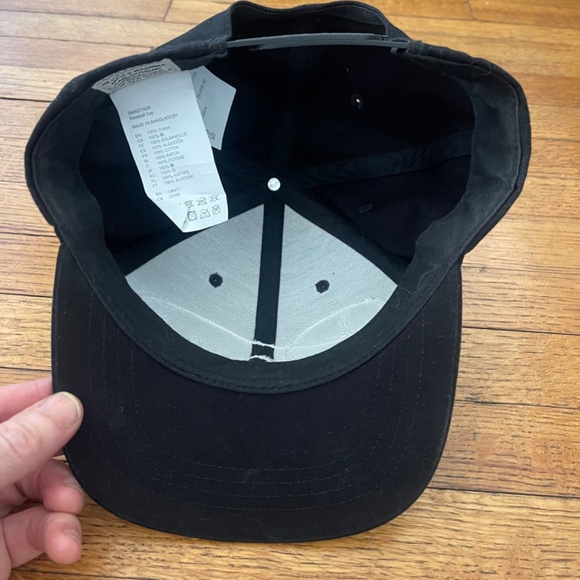 Deus Ex Machina Snapback Cap Black w/ White Script Logo - Picture 6 of 7